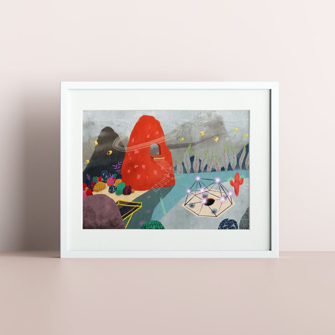 Where are you going | A5 art print