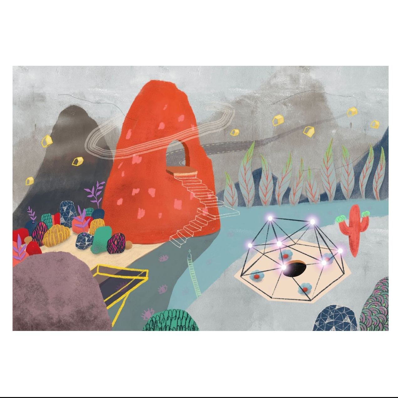 Where are you going | A5 art print