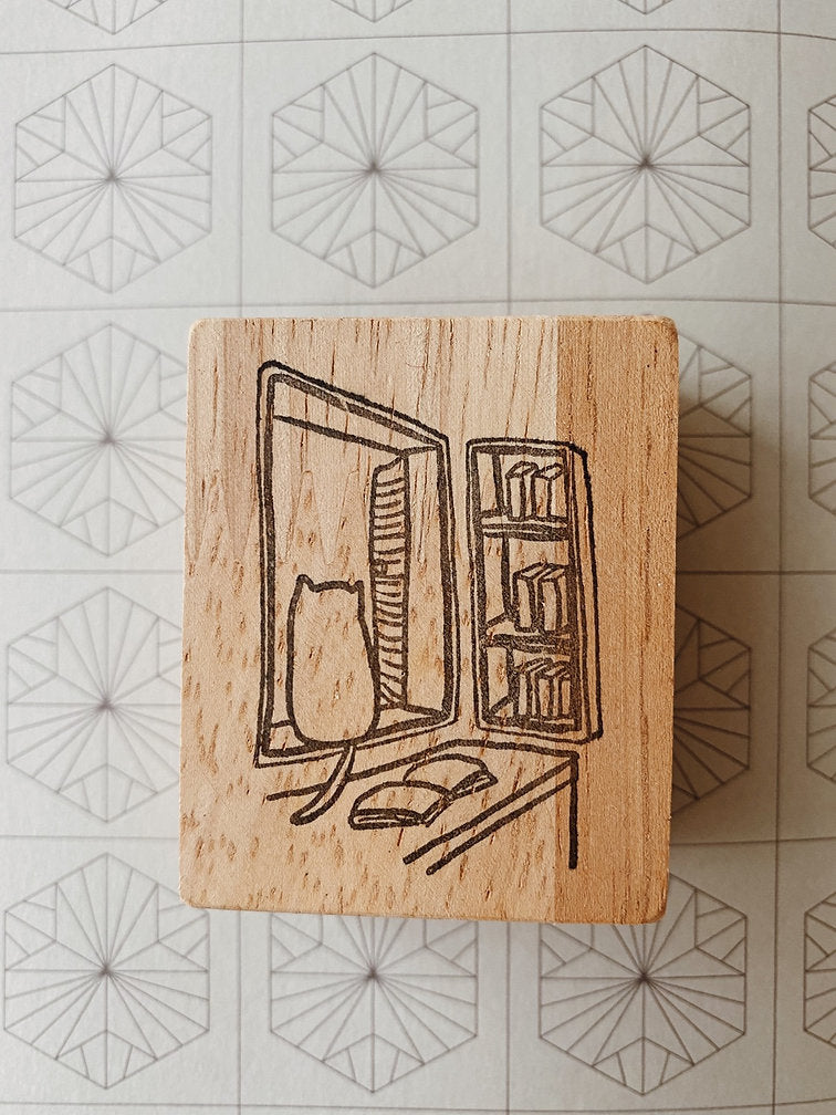 Catdoo rubber stamp - Sitting by the window (CD3691907)