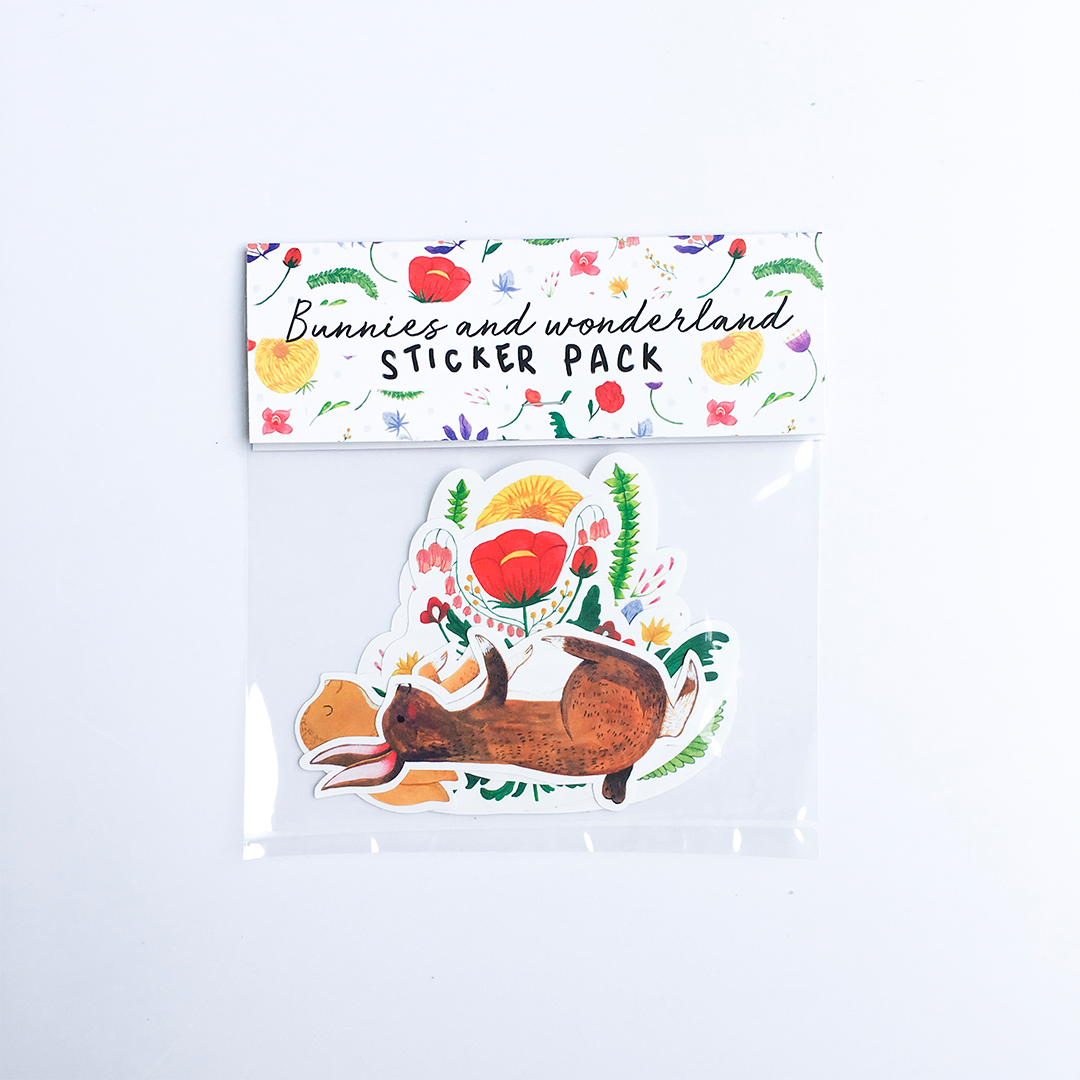Bunnies & Wonderland Pack of 4