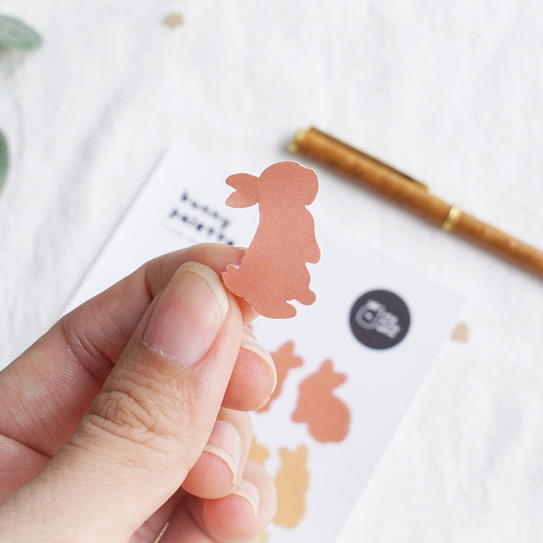 Bunny Palette – Orange Sticker Sheet