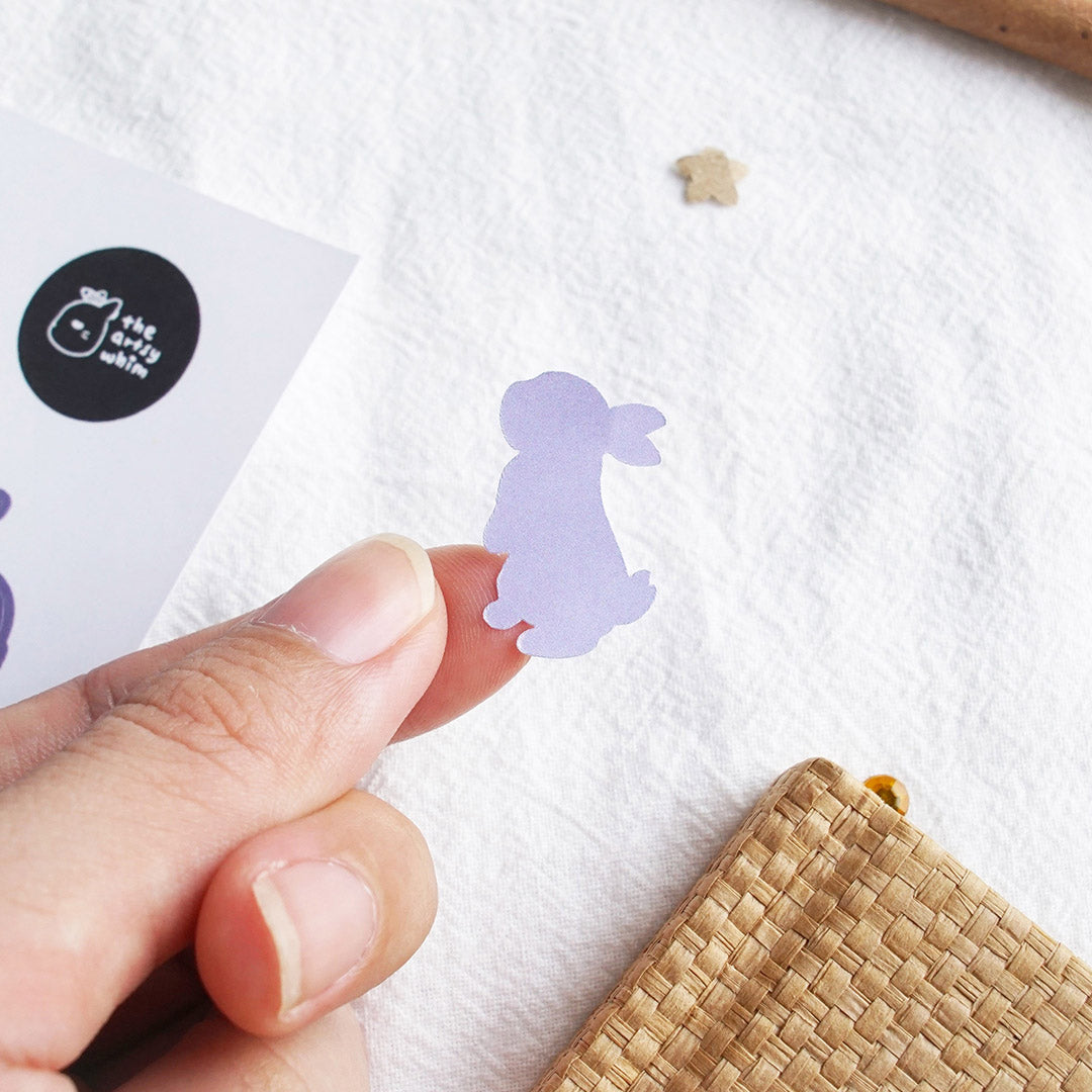 Bunny Palette – Purple Sticker Sheet
