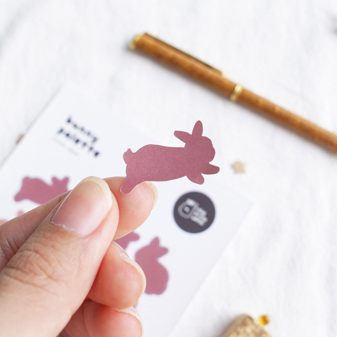 Bunny Palette – Red Sticker Sheet