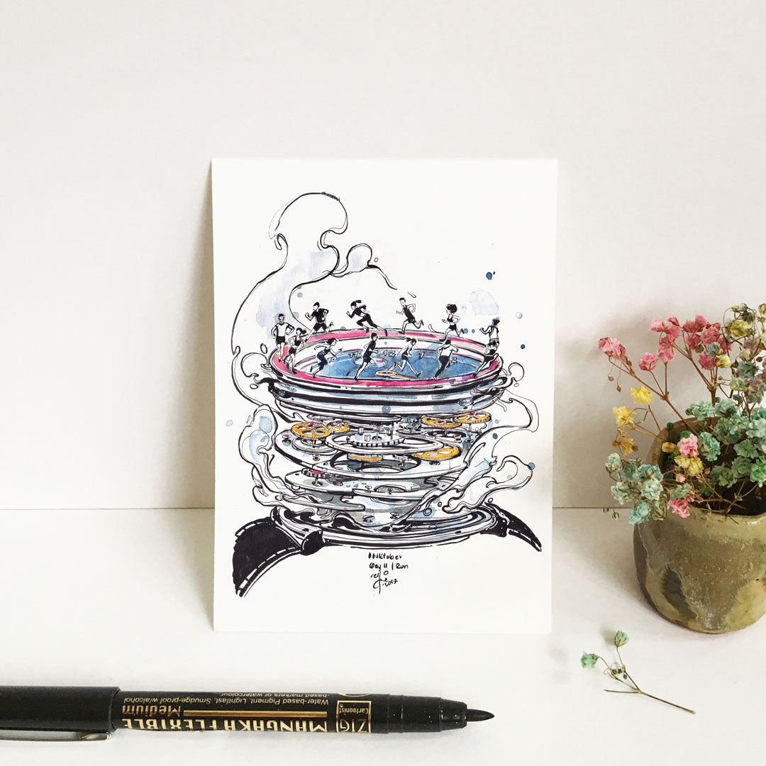 Ink Drawings A6 Prints