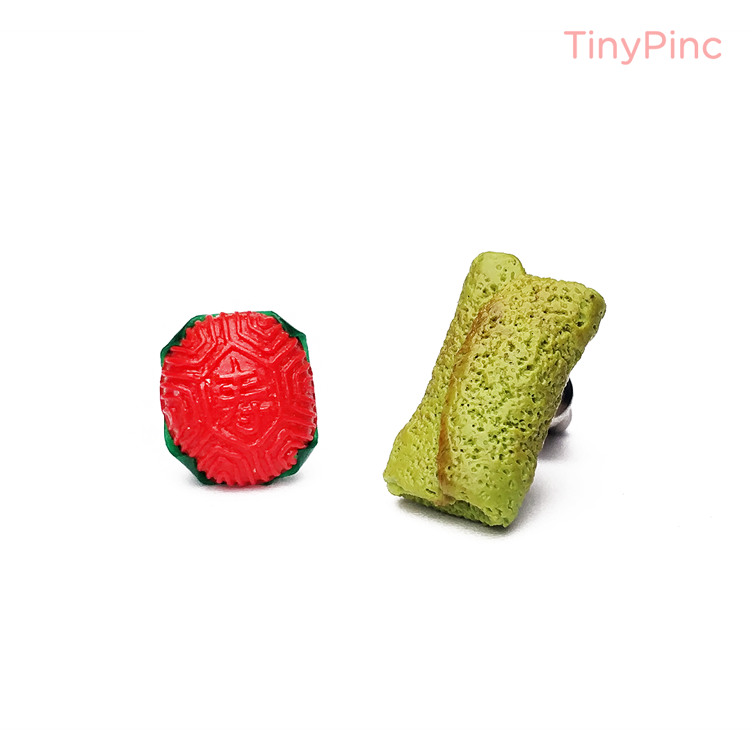 Ang Ku Kuih and Ketayap Earrings
