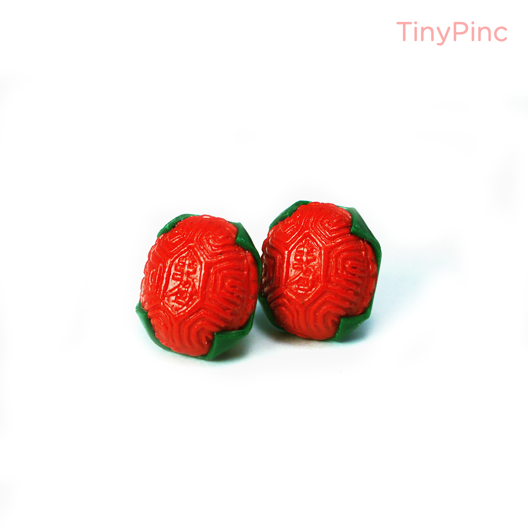 Ang Ku Kuih Earrings