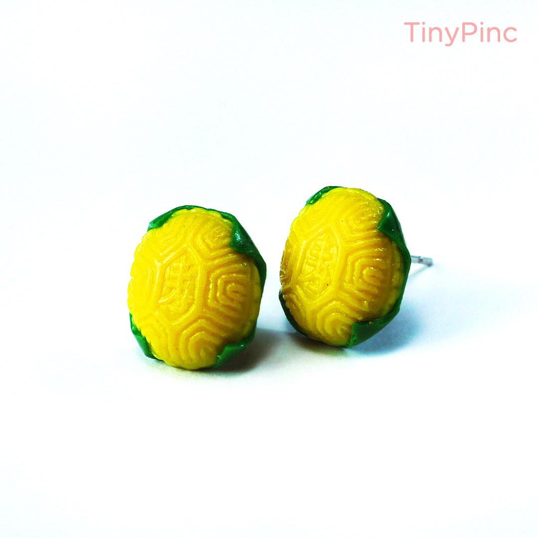 Ang Ku Kuih Earrings