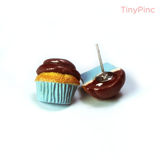 Chocolate Cupcake Earrings