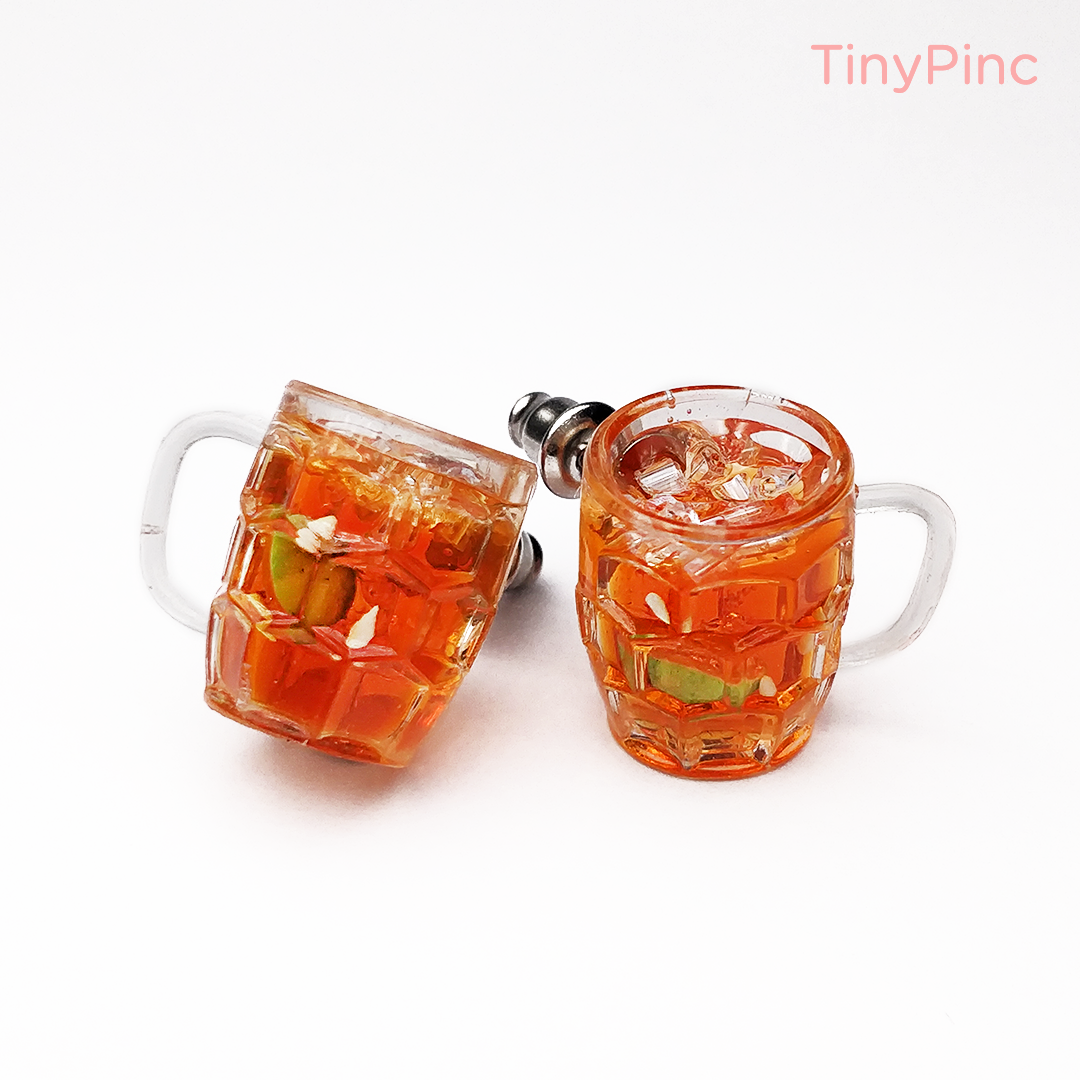 Teh O Ais Limau Earrings