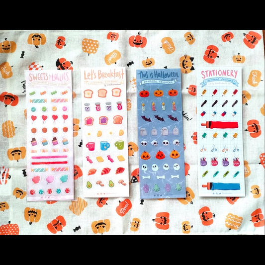 Weiliwonka Transparent Journal Sticker - Sweets & Lollies