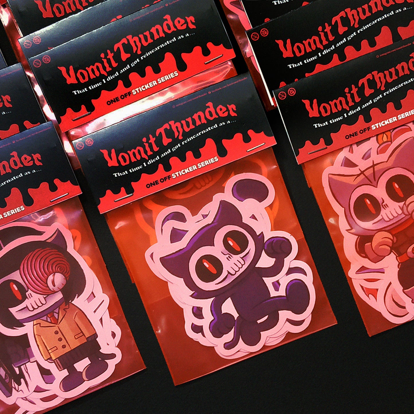 Reincarnated as a... Horror - Sticker Set