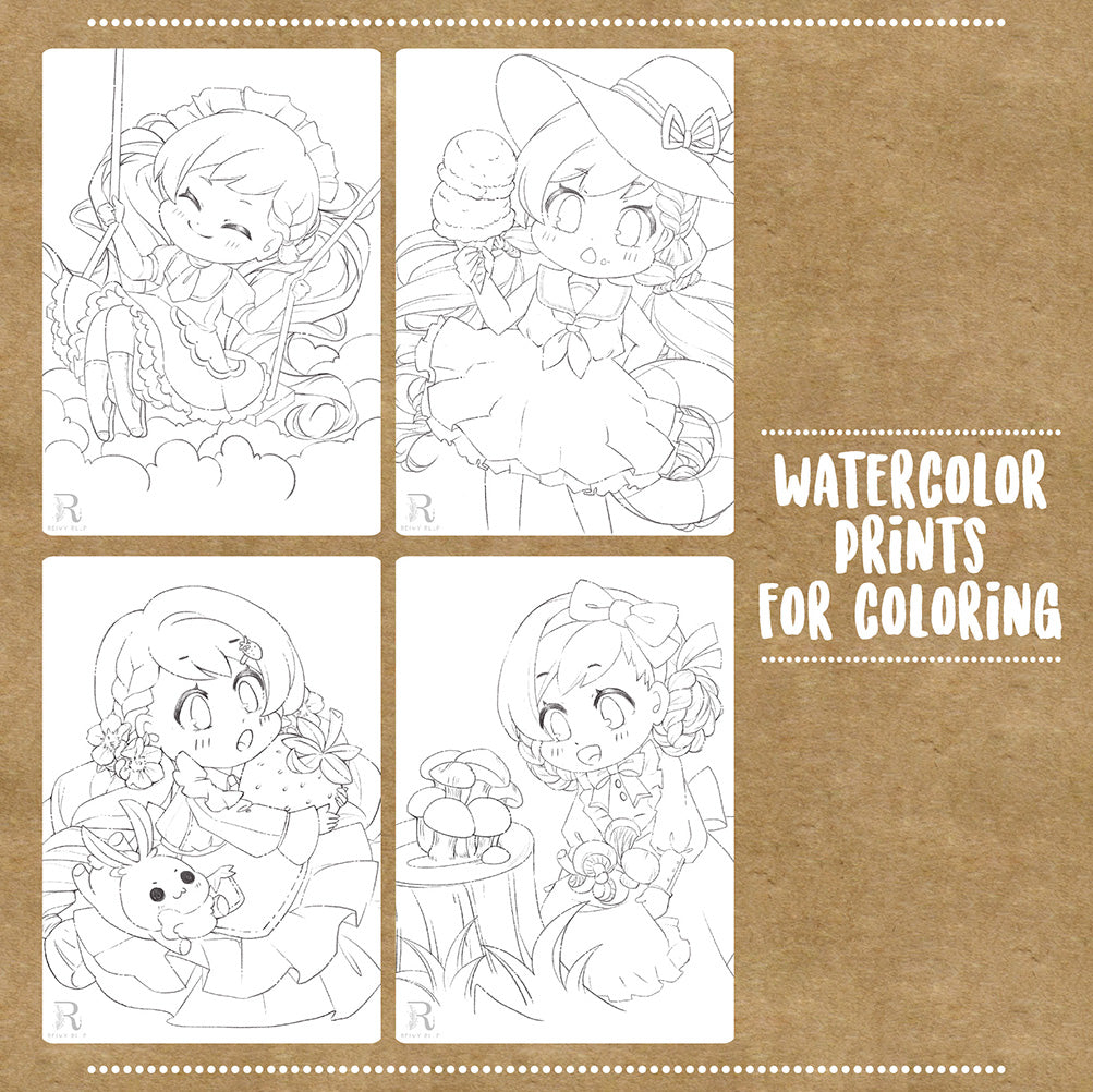 reimy RLLP Watercolor drawing set