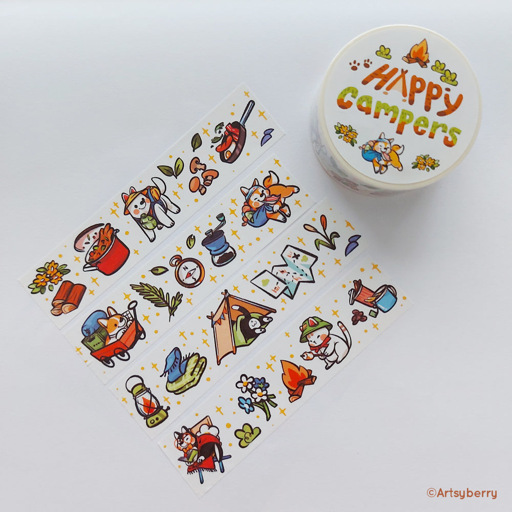 Washi Tape // Happy Campers