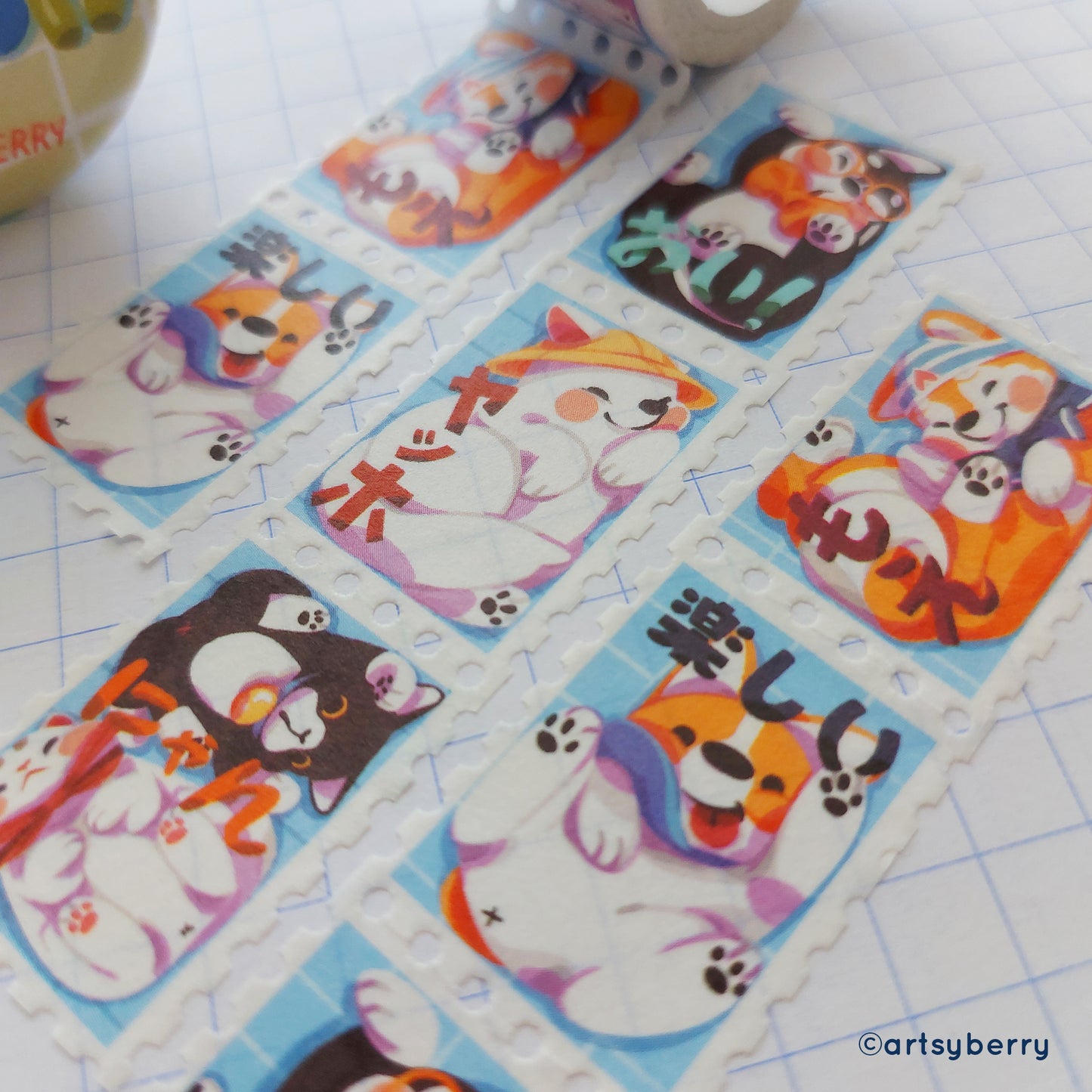 Stamp Washi Tape // Squish