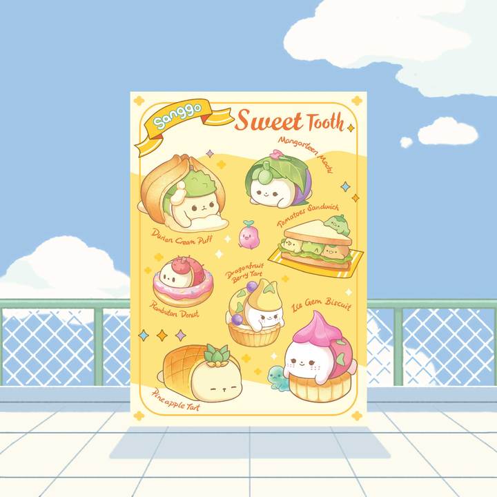 Sanggo Postcard: Sweet Tooth
