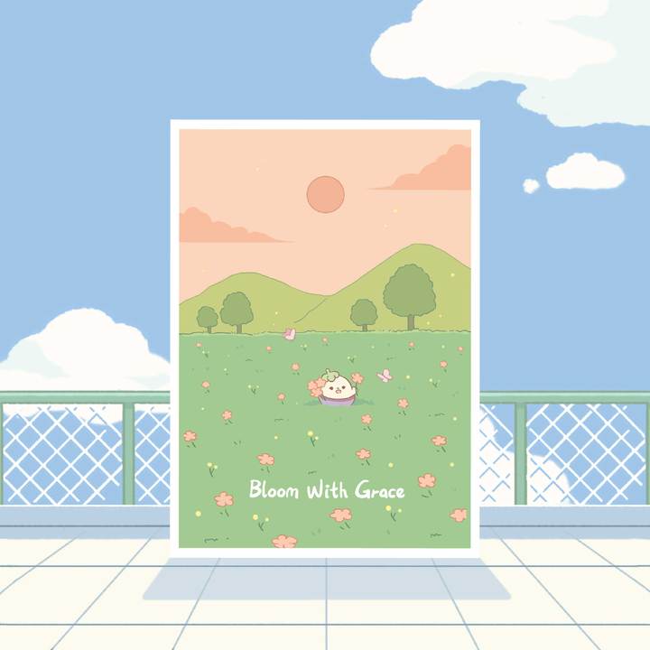 Sanggo Postcard: Bloom With Grace