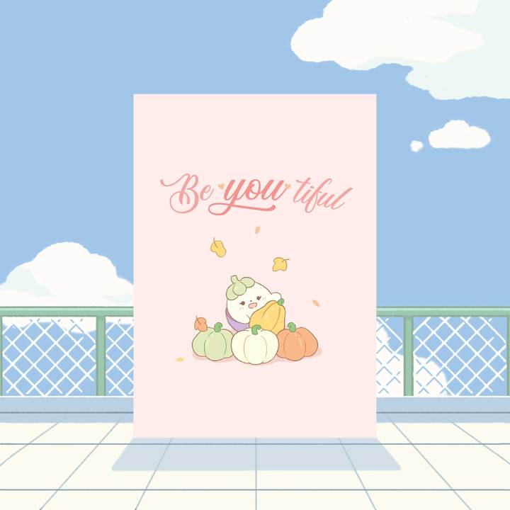 Sanggo Postcard: Be.you.tiful