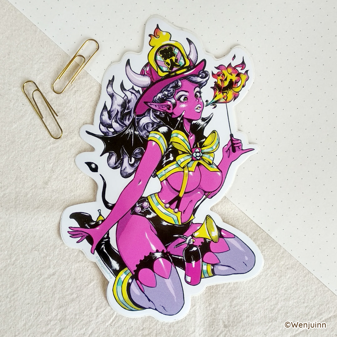 Fire Succubus Sticker