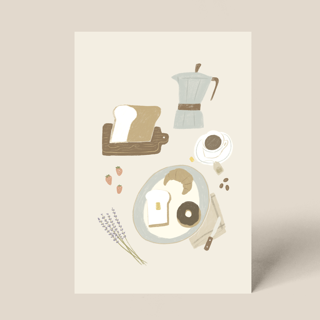 Morning Scents Postcard