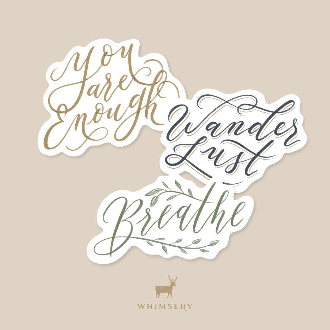 Whimsery Self Care Sticker Set