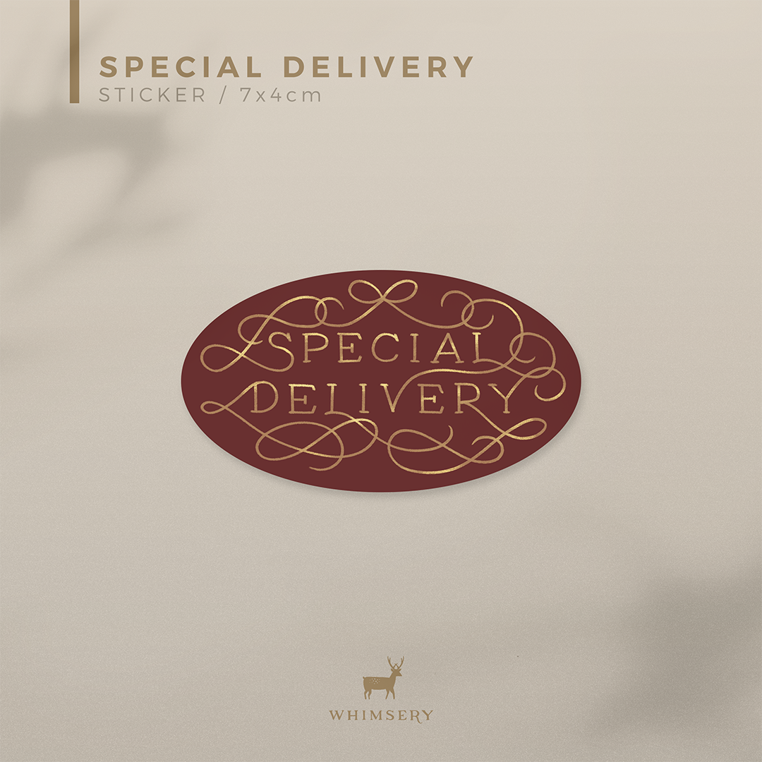 Special Delivery Sticker | Gift Decoration
