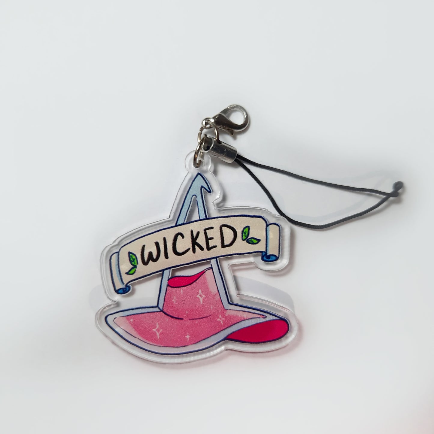 Wizn Art Witch Hat Acrylic Charm