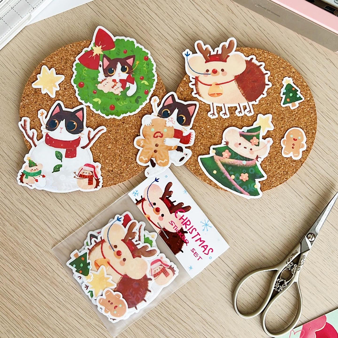 Hui Hui - Christmas sticker set
