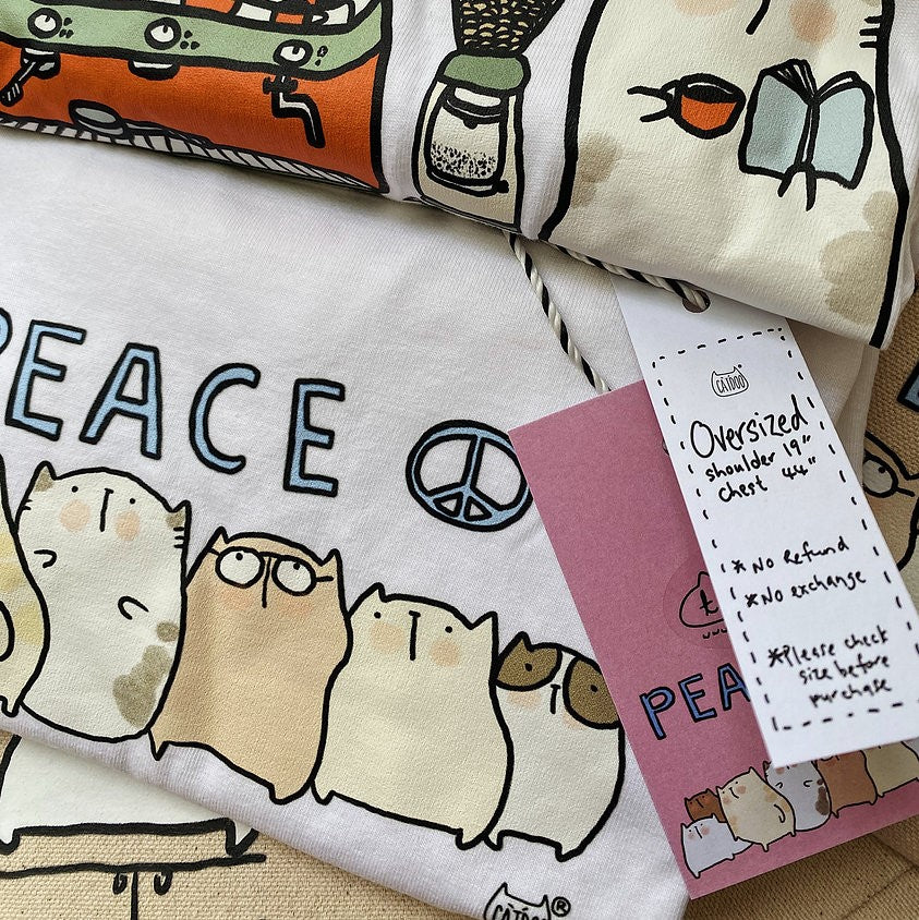 Catdoo T-shirt - Peace (CDT1009)