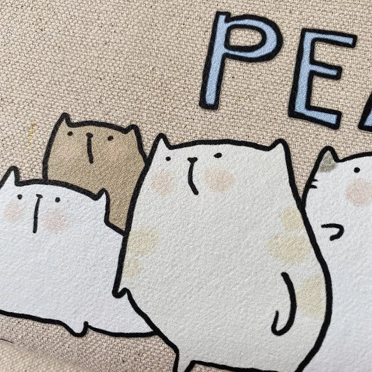 Catdoo Canvas Tote Bag - Peace (CD7000110)