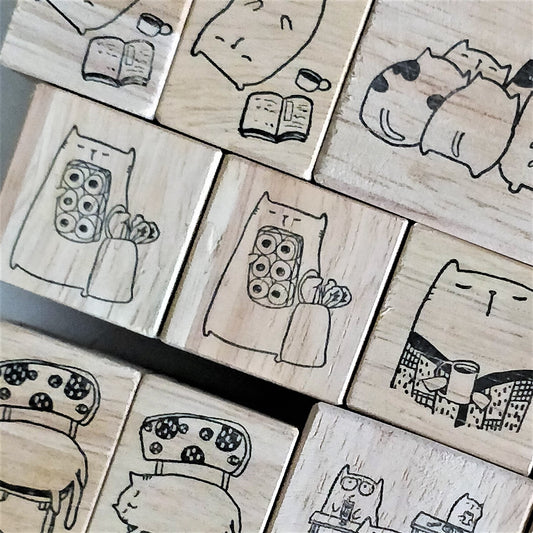 Catdoo rubber stamp - groceries meow (CD2570805)