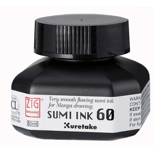 Kuretake 60ml Ink - Sumi Ink
