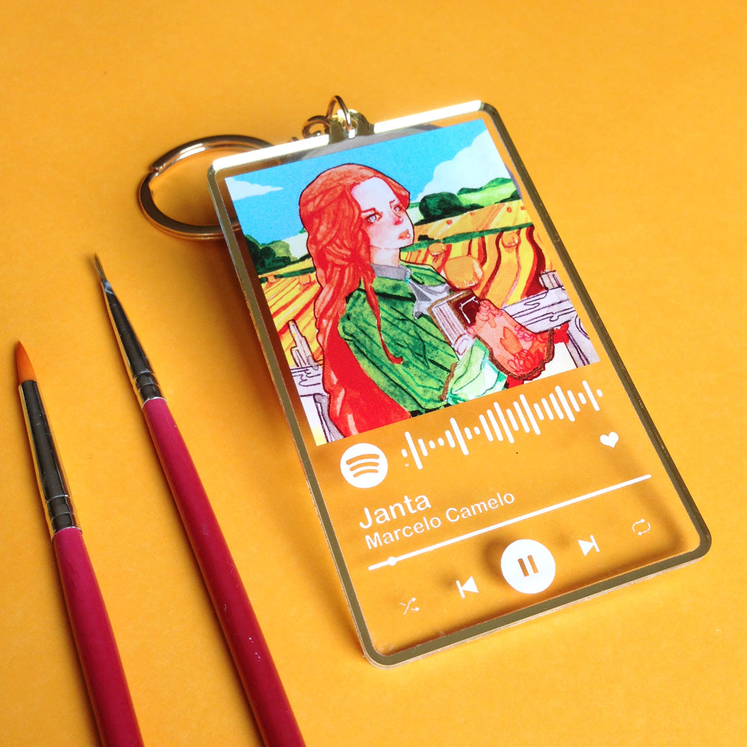 lanut_The Wanderer Lady of Book keychain
