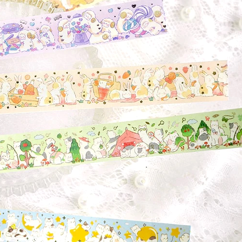 BGM Washi Tape | Animal Party - Camp