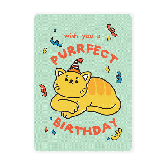loka made postcard | Wish You A Purrfect Birthday