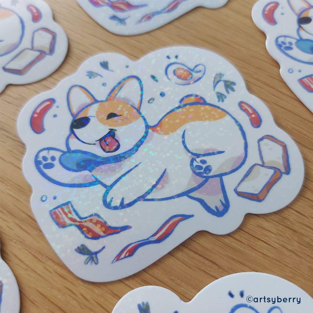 Waterproof Stickers (Holo) // Pika Pika: Coco Chan