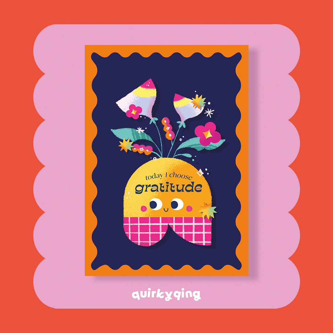 Choosing Gratitude Art print