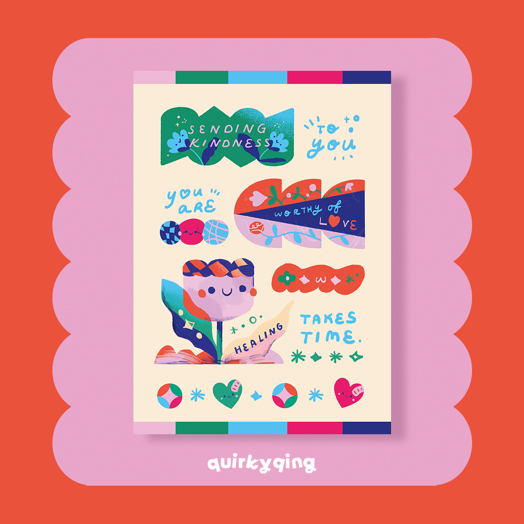 Sending Kindness to you art print