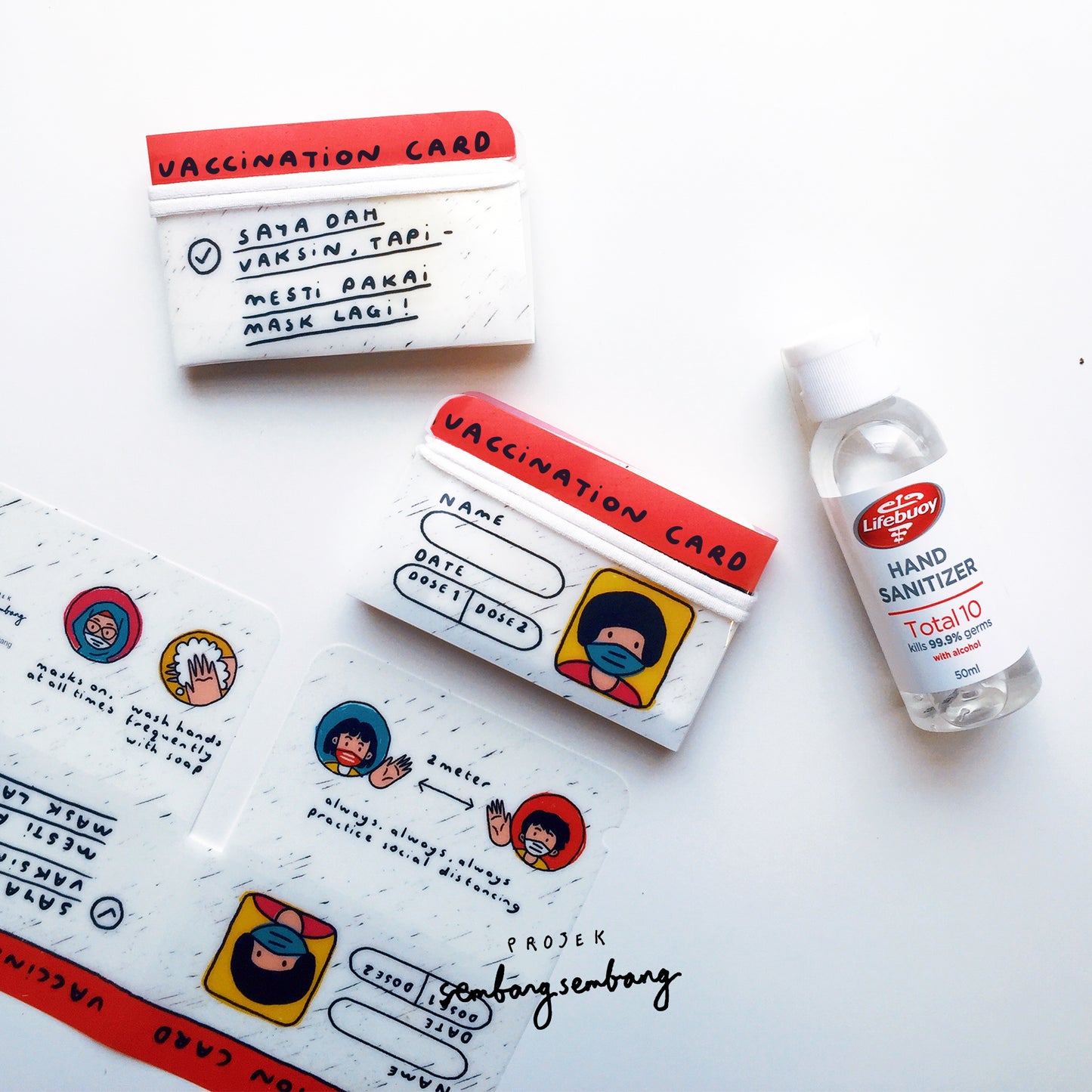 Mask Keeper - Vaccinated Card