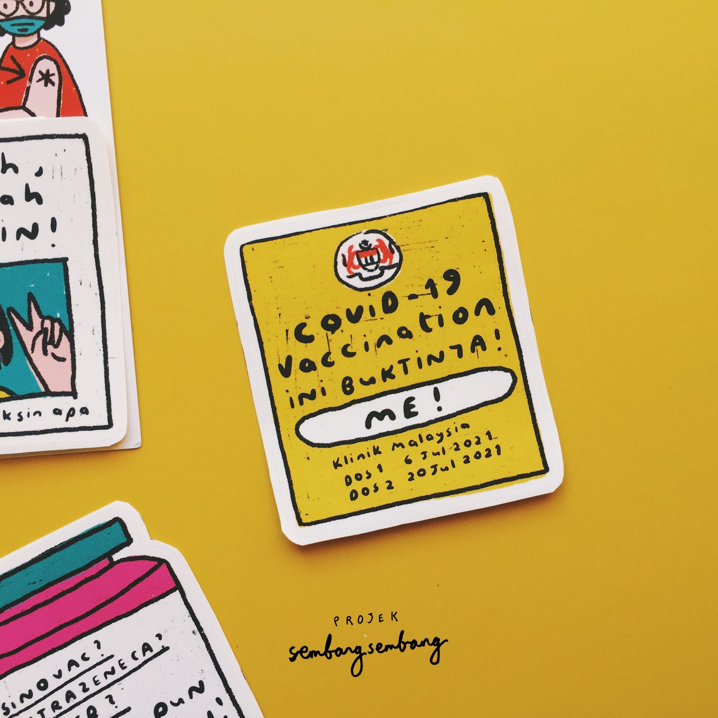Sticker Pack - Ya, Betul! I am Vaccinated!