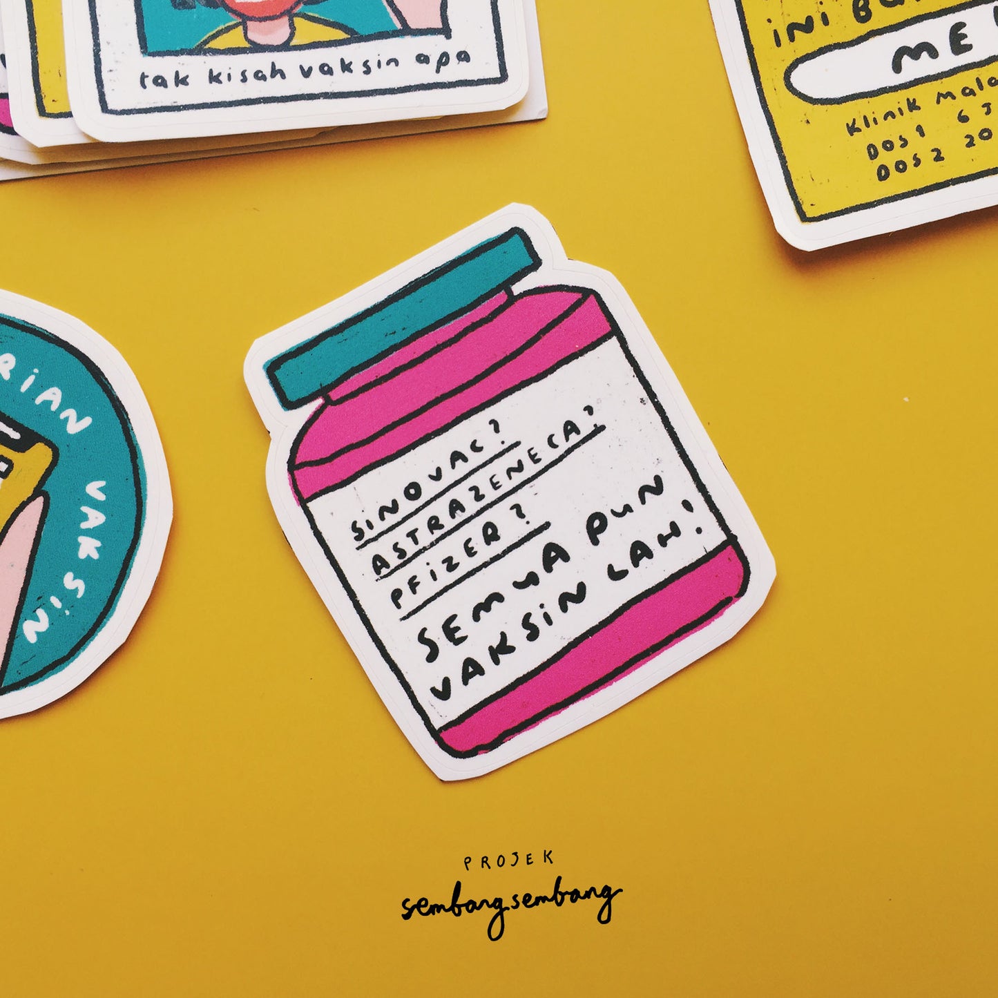 Sticker Pack - Ya, Betul! I am Vaccinated!