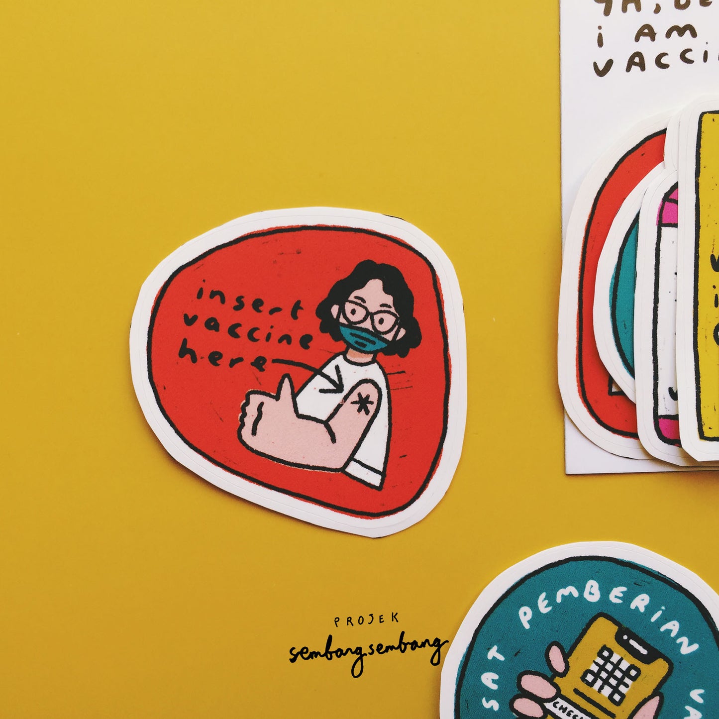 Sticker Pack - Ya, Betul! I am Vaccinated!