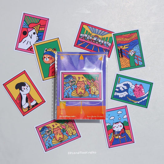 secondfloor.neko | Catto Art Gallery Sticker Set