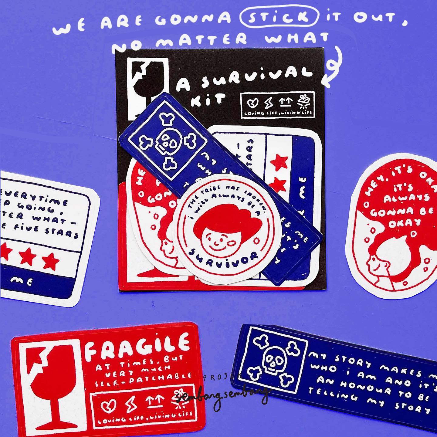 Sticker Pack - A Survival Kit