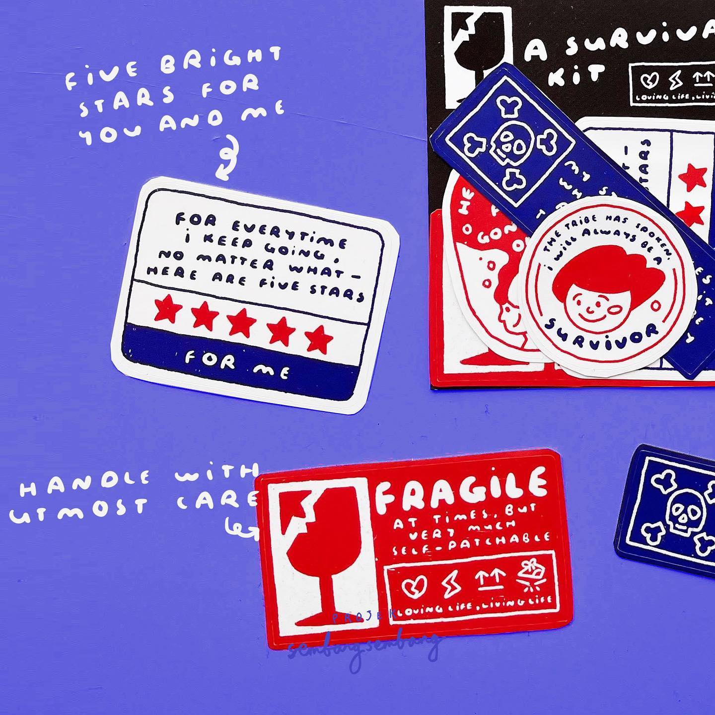 Sticker Pack - A Survival Kit