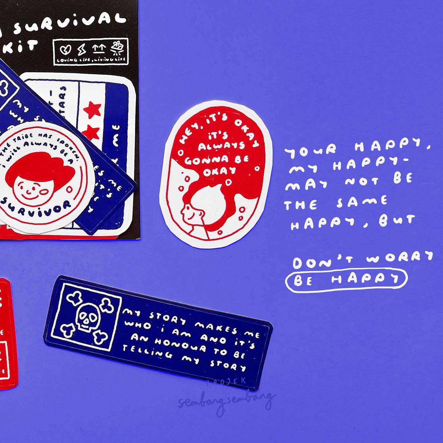 Sticker Pack - A Survival Kit