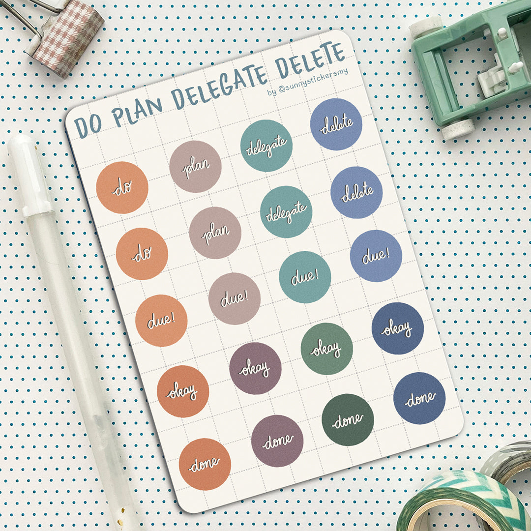 Do Plan Delegate Delete Sticker Sheet