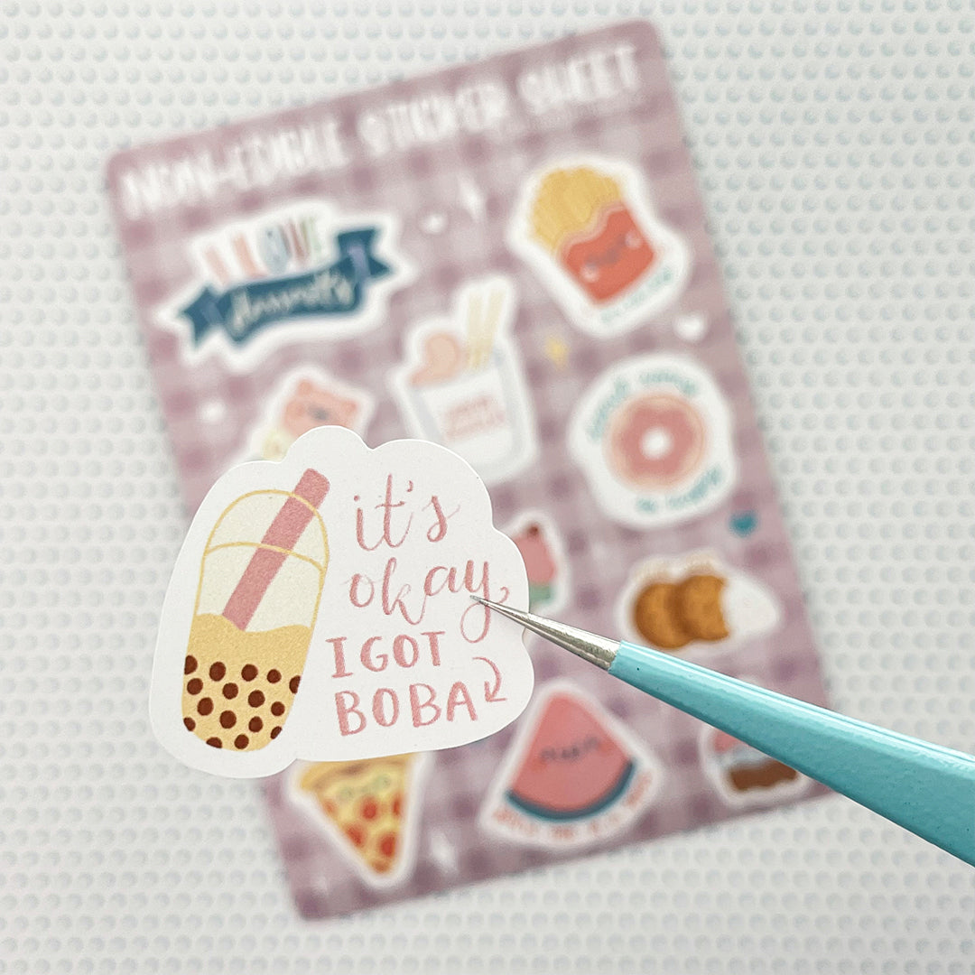 Non-Edible Sticker Sheet