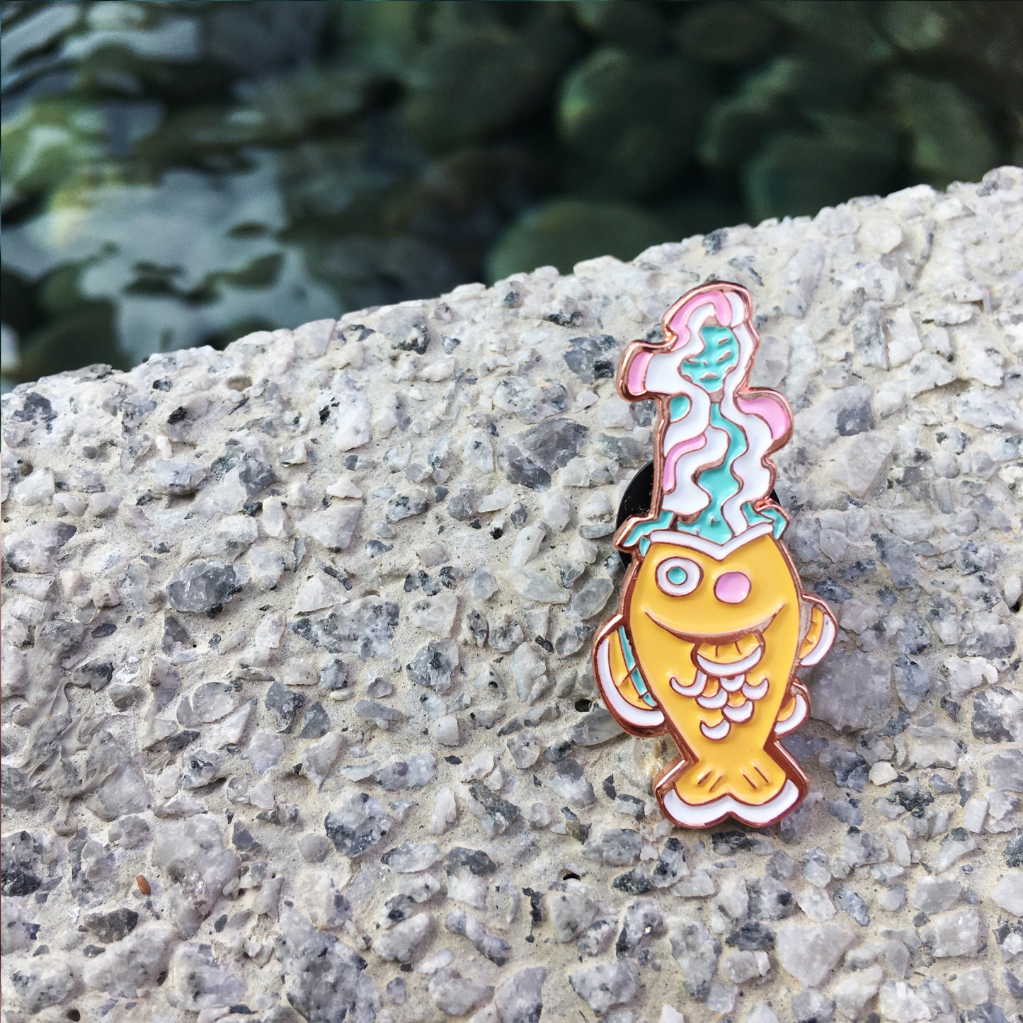 Taiyaki Mermaid Enamel Pin
