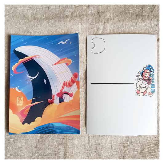 Postcard Whale