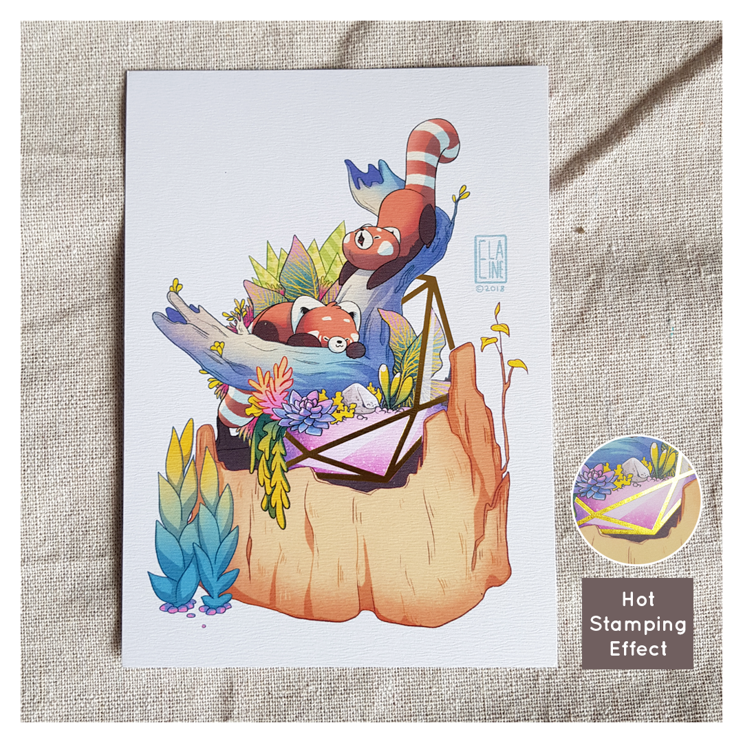 Terrarium Red Panda